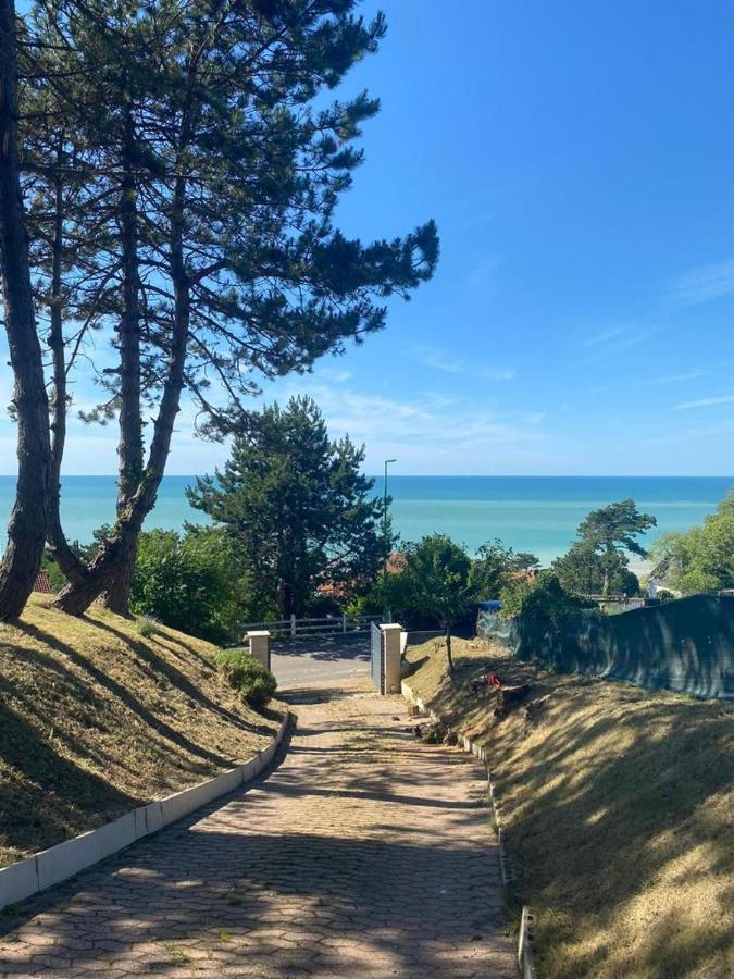 Maison Le Coteau Plage vue mer, 8 pers. Petit Caux Extérieur photo