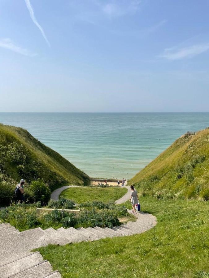 Maison Le Coteau Plage vue mer, 8 pers. Petit Caux Extérieur photo