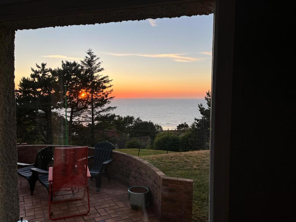 Maison Le Coteau Plage vue mer, 8 pers. Petit Caux Extérieur photo